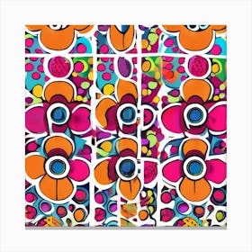 1 Floral Chunks Canvas Print