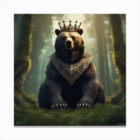 King Bear 1 Canvas Print