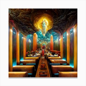 The halls Canvas Print