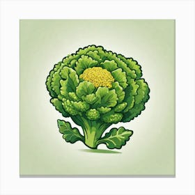 Kale symbol Canvas Print