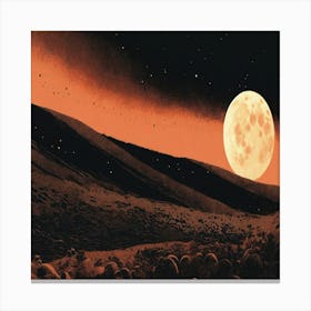 Moon In The Sky 1 Canvas Print