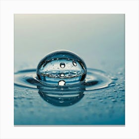 Water Drop 3 Canvas Print