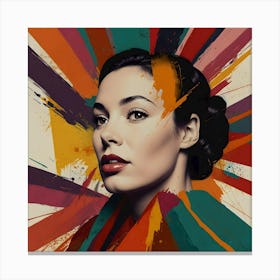 Vivid Portrait Burst Canvas Print