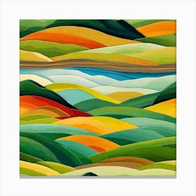 Landscapes Of Color Canvas Print