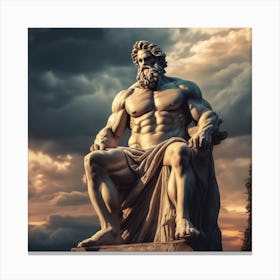 Greek God Canvas Print
