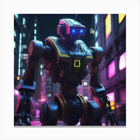 Futuristic Robot 39 Canvas Print