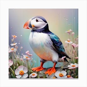 Bird of Puffin Canvas Print