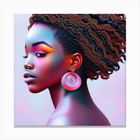 From Melanin, With Love and Reflection Canvas Print