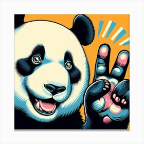 Panda Bear 9 Canvas Print