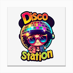 Disco Station 1 Canvas Print