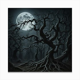 Dark Forest 8 Canvas Print