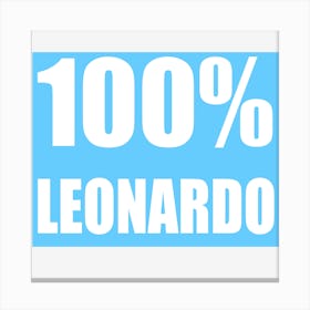 100leonardo Canvas Print