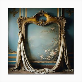 Portrait Of An Ornate Mirror Canvas Print