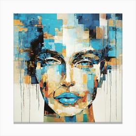 Woman'S Face 9 Canvas Print