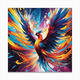Phoenix Bird 3 Canvas Print