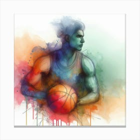 Basketball Player Canvas Print