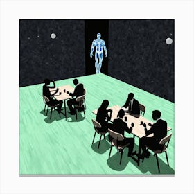 Room Full Of People 1 Canvas Print