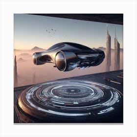 Futuristic Car Canvas Print