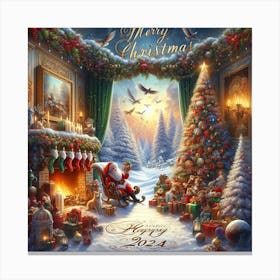 Merry Christmas 1 Canvas Print