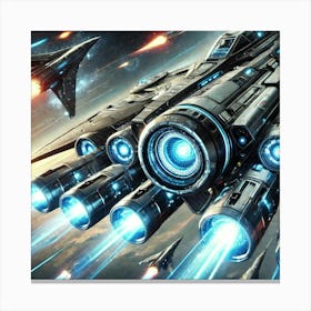 Celestial Dart Armament Canvas Print