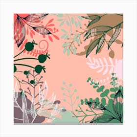 Floral Background 3 Canvas Print