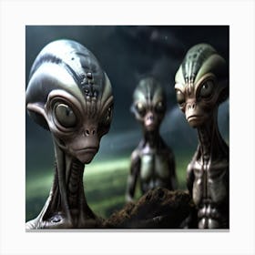 Aliens Canvas Print