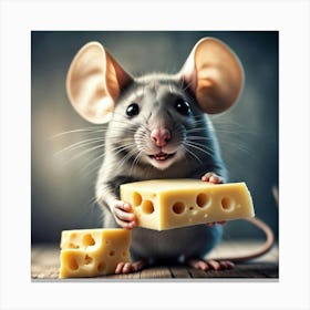 Happy Mouse Canvas Print