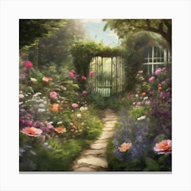 Into The Garden Canvas Print