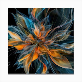 Abstract Flower 21 Canvas Print