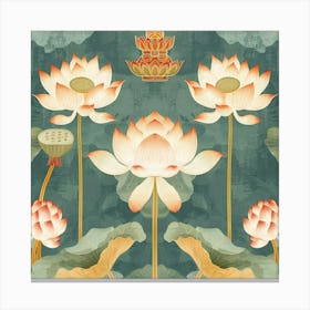 Lotus Flower 1 Canvas Print