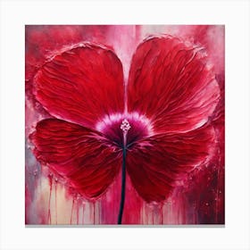 Red flower Canvas Print