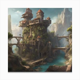 Fantasy Castle 106 Canvas Print