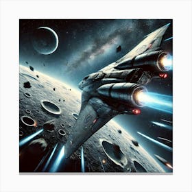 Lunar Talon Zero Gravity Adaptation Converted Canvas Print