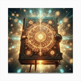 Book Of Magic 1 Canvas Print