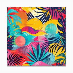 Tropical Background 1 Canvas Print