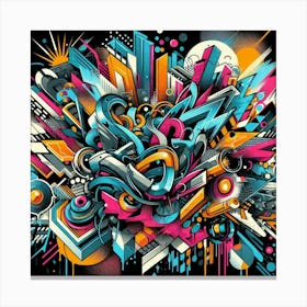 Graffiti Art 5 Canvas Print