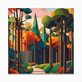 Forest Path Canvas Print