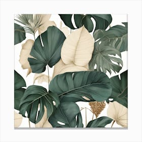 Palm leaf 7 Canvas Print