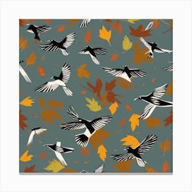 Autumn Birds 2 Canvas Print
