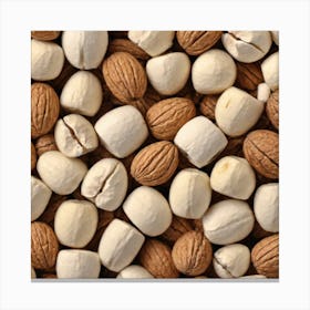 Nuts And Walnuts 1 Canvas Print