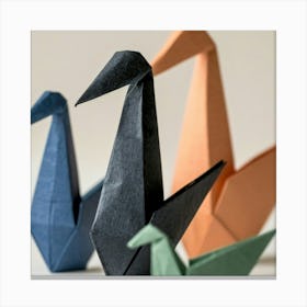 Origami Cranes Canvas Print