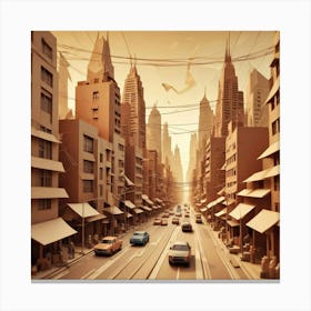 Cityscape 53 Canvas Print