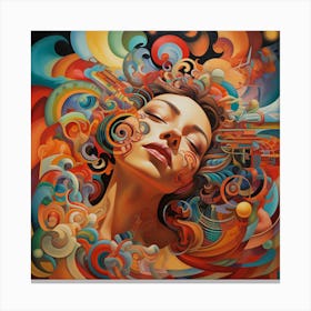 Psychedelic Painting 1 Canvas Print