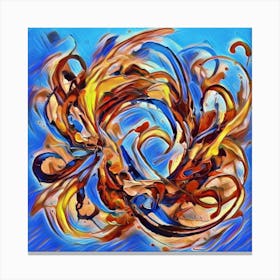 Abstract Painting 23 Canvas Print