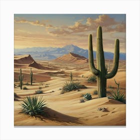 Desert Landscape 1 Canvas Print