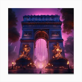Arc De Triomphe Canvas Print