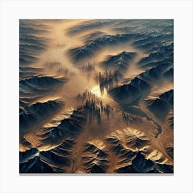 Mountain Landscape Canvas Print