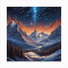 Starry Night 5 Canvas Print