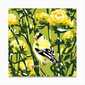 Goldfinch Bird Canvas Print