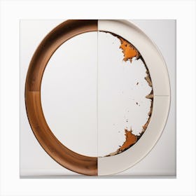 Round Mirror Canvas Print